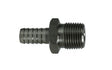 Midland Industries 73951 Nipple, 1/4 in, Hose Barb, 1/4 in, MIP, 300 psi Pressure, Stainless Steel