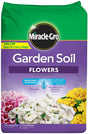 Miracle-Gro 70359430 Flower Garden Soil, Solid, 1.5 cu-ft Bag