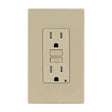 Leviton 15 amps 125 V Ivory Outlet/Wallplate 5-15R 1 pk