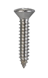 HILLMAN No. 14 in. X 1-1/4 in. L Phillips Oval Head Sheet Metal Screws 100 pk