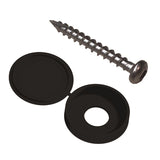 Barrette Outdoor Living No. 8 X 1-1/2 in. L Square Black Coarse Screen Panel Fastener Kit 12 pk