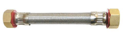 Ace 3/4 in. FIP X 3/4 in. D FIP 12 in. Stainless Steel Supply Line