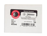 HILLMAN No. 14 X 2 in. L Phillips Pan Head Sheet Metal Screws 100 pk