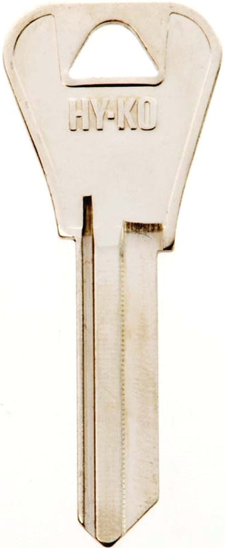 Hy-Ko 11010WR4 Key Blank, Brass, Nickel, For: Weiser Cabinet, House Locks and Padlocks, WR4 Key Number, Pack of 10