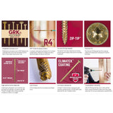 GRK Fasteners No. 9 X 3-1/8 in. L Star Climatek W-Cut Multi-Purpose Screws 1900 pk