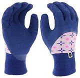 Miracle-Gro MG20802-W-ML Jersey Garden Gloves, Women's, M/L, Knit Cuff, Foam Latex Coating, Latex Glove, Assorted