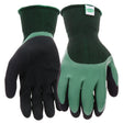 Scotts SC30602/L Dipped Gloves, Men's, L, Elastic Knit Wrist Cuff, Rubber Latex Coating, Black/Green