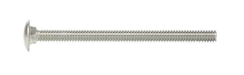 HILLMAN 1/4 in. X 3-1/2 in. L Stainless Steel Carriage Bolt 25 pk