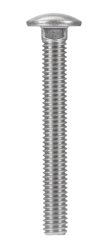 HILLMAN 0.375 in. X 3 in. L Stainless Steel Carriage Bolt 25 pk