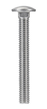 HILLMAN 0.375 in. X 3 in. L Stainless Steel Carriage Bolt 25 pk