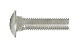 HILLMAN 1/2 in. X 2 in. L Stainless Steel Carriage Bolt 25 pk