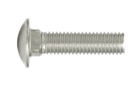HILLMAN 1/2 in. X 2 in. L Stainless Steel Carriage Bolt 25 pk
