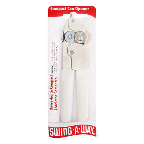 Swing-A-Way White Steel Manual Can Opener