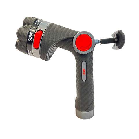 Ace 8 Pattern Adjustable Multi-Pattern Rubber Fireman's Nozzle