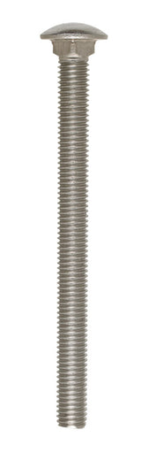 HILLMAN 1/2 in. X 6 in. L Zinc-Plated Stainless Steel Carriage Bolt 10 pk