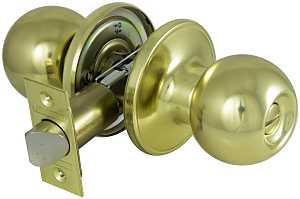 ProSource T3710V-PS Privacy Lockset, Tubular Design, Stainless Steel