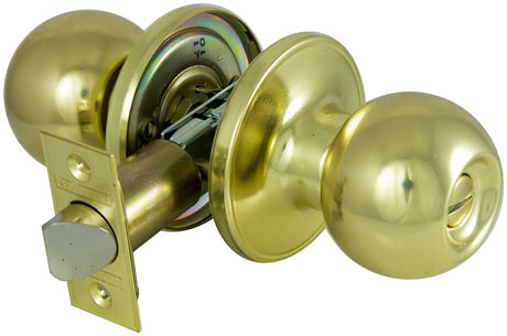 ProSource T3710V-PS Privacy Lockset, Tubular Design, Stainless Steel