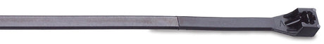 Gardner Bender 47-108UVB Cable Tie, 1/4 in Max Bundle Dia, Nylon, Black, 8 in L, 25/PK