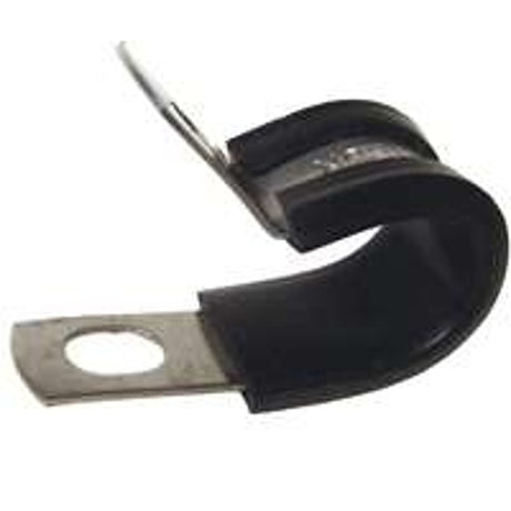 Gardner Bender PPR-1550 Cable Clamp, 1/2 in Max Bundle Dia, Rubber/Steel, Black, Pack of 10