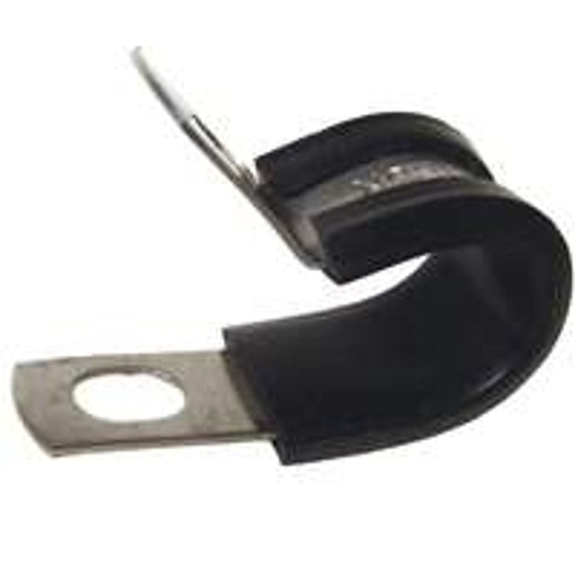 Gardner Bender PPR-1550 Cable Clamp, 1/2 in Max Bundle Dia, Rubber/Steel, Black, Pack of 10