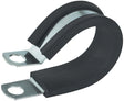 Gardner Bender PPR-1500 Insulated Clamp, 3/8 in Max Bundle Dia, Rubber/Steel, Black