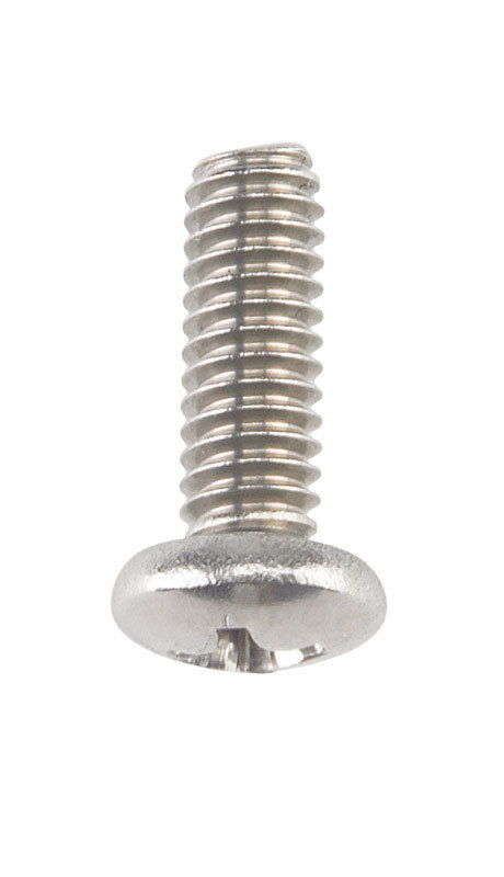 HILLMAN No. 8-32 X 1/2 in. L Phillips Pan Head Stainless Steel Machine Screws 100 pk