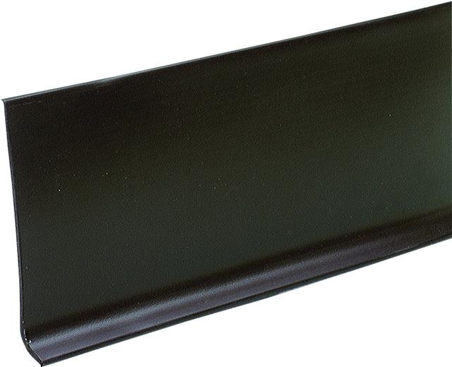 M-D 75234 Series Wall Base, 0.13 in Thick, Brown, 4 ft L, 4 in W, Vinyl, Pack of 18