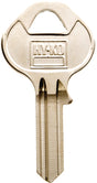 Hy-Ko 11010M18 Key Blank, Brass, Nickel, For: Master Vehicle Locks, M18 Key Number, Pack of 10