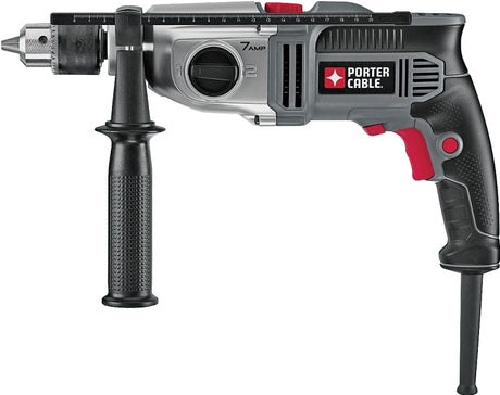 Porter-Cable PC70THD Hammer Drill, 7 A, Keyless Chuck, 1/2 in Chuck, 0 to 3100 rpm Speed