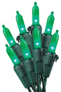 Hometown Holidays U10E406F Mini Light Set, Christmas, 120 V, 4.8 W, 50-Lamp, LED, Green, 25000 hr Average Life