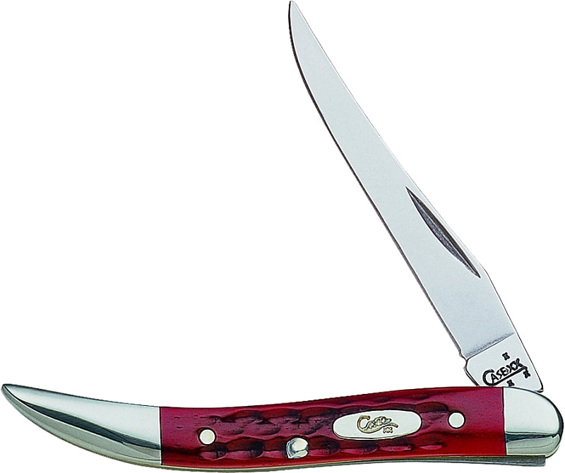 Case 00792 Pocket Knife, 2-1/4 in L Blade, Stainless Steel Blade, 1-Blade, Red Handle
