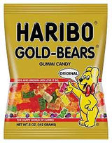 Haribo HGB12 Jelly Candy, Assorted Fruits Flavor, 5 oz Bag, Pack of 12