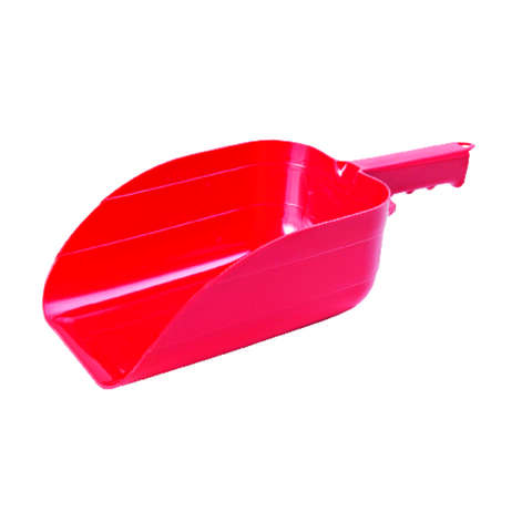 Little Giant Plastic Red 5 pt Feed Scoop