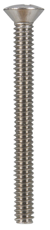 HILLMAN No. 1/4-20 X 2-1/2 in. L Phillips Oval Head Stainless Steel Machine Screws 50 pk