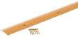 M-D 40122 Carpet Trim, 72 in L, 1-3/8 in W, Aluminum, Oak