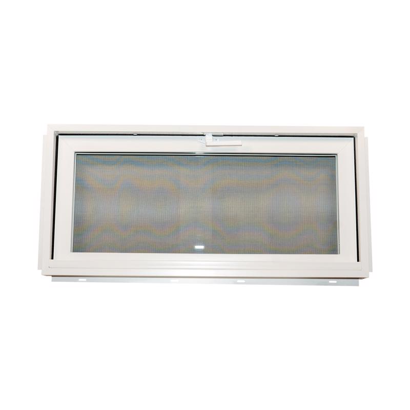 Duo-Corp Aristoclass Series 3216ART Hopper Basement Window, Glass Glass/Screen, Vinyl Frame