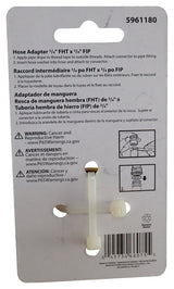 Landscapers Select PMB-055-3LC Hose Adapter, 3/4 x 3/4 in, FHT x FIP, Brass, Brass, For: Garden Hose