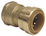 B & K ProLine Series 630-204HC Adapter, 3/4 in, Push-Fit x MPT, Brass