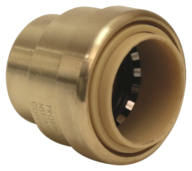 ProBite 633-004HC/LF826R End Cap, 3/4 in, Brass