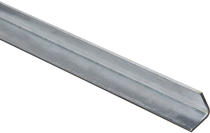 National Hardware 4010BC Series N179-945 Angle Stock, 1 in L Leg, 72 in L, 0.12 in Thick, Steel, Galvanized