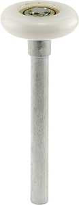 Prime-Line GD 52140 Door Roller, 1-7/8 in Dia Roller, 1/2 in W Roller, Steel, White
