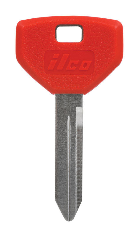 HILLMAN ColorPlus Traditional Key House/Office Key Blank Double, Pack of 5