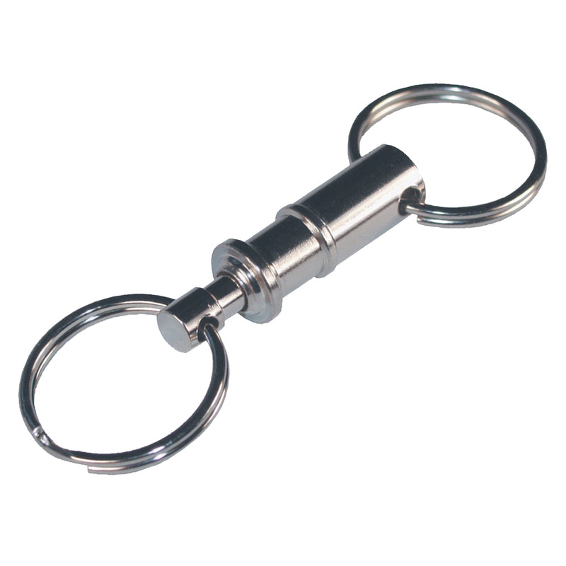 HILLMAN Metal Silver Valet Keychain, Pack of 50