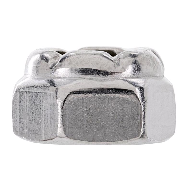 HILLMAN 10-32 in. Stainless Steel SAE Nylon Lock Nut 100 pk