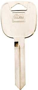 Hy-Ko 11010H78 Key Blank, Brass, Nickel, For: Ford, Lincoln, Mercury Vehicles, H78 Key Number, Pack of 10