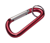 HILLMAN Aluminum Assorted Jumbo Carabiner, Pack of 24