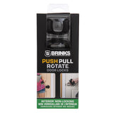 Brinks Push Pull Rotate Stafford Oil Rubbed Bronze Passage Knob KW1 1.75 in.