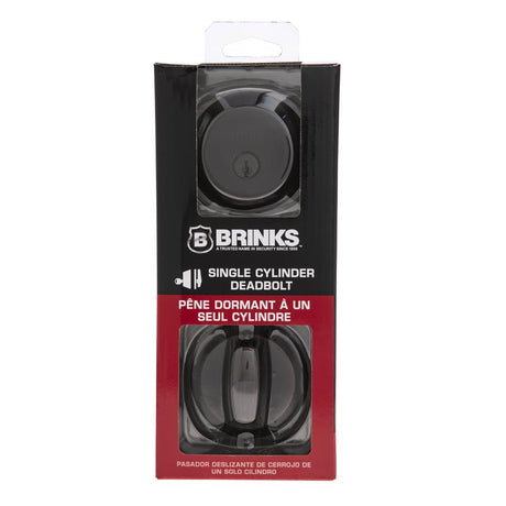 Brinks Push Pull Rotate Oil Rubbed Bronze Steel Deadbolt