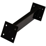 Ghost Controls AXGN Mounting Pedestal, Aluminum, Black, Powder-Coated
