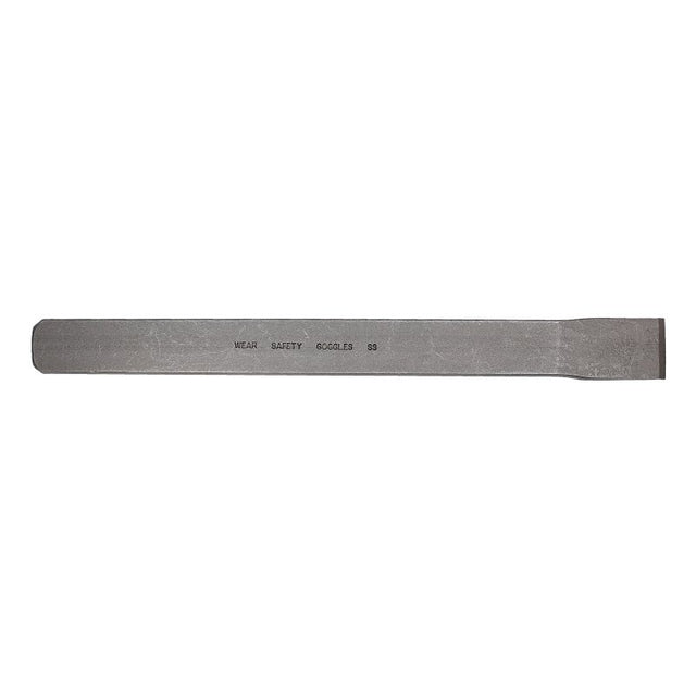 Mayhew 34502 Flat Utility Chisel, 1-1/8 in Tip, 12 in OAL, High Carbon Molybdenum Steel Blade